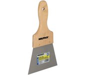 Espatula techos mango madera hoja acero 90 x 120 mm. espatula yeso, espatula pintor, espatula masillas, espatula pladur, etc.