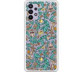 Funda original compatible con Samsung Galaxy A32 5G - Taz Coyote Patron Verano