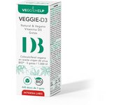 Intersa Veggie-D3 20Ml - Suplemento Vitamina D3 Vegana - Aceite de Oliva Ecológica
