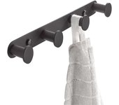 Perchero de pared con ganchos, gancho para refugio de baño, toallero de acero inoxidable, 1 Uds.