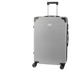 DAM Maleta mediana trolley rígida ultraligera, de ABS de alta resistencia con esquinas reforzadas. Cerradura numérica y 4 ruedas dobles extraíbles y giratorias 360°.   46x27x70Cm