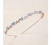Flower rhinestone headband headdress hair lady