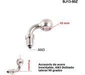 AN3 Motorcycle Motor Bike Hydraulic Brake Oil Hose Line Banjo Fitting m10x1 stainless Steel 10mm  New