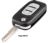 KEYYOU Filp Remote Key Shell 2/3 Buttons Case For Renault Clio 3 Kangoo Master Modus Twingo 2006-2016 Replacement Uncut Blade