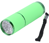 Mini Torch 9 LED Flashlight For Children Adult Aluminum Alloy Night Fishing LED Torch with Lanyard Outdoor Camping Light