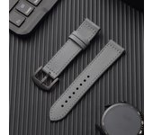 Samsung Galaxy Watch Active Adjustable Leather Strap 22mm Retro PU Leather Breathable and Waterproof for Smart Watch Accessories