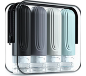 90ml/Set Silicone Travel Cosmetics Bottles Empty Squeeze Containers Leakproof Refillable Bottle For Shampoo Conditioner Lotion