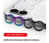 2PCS Aluminum Alloy Camera Ring Glass For Nothing Phone 2 (2) 1 (1) Metal Lens Cover For Nothing Phone One Phone2 Lens Protector