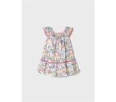 Moda infantil niña MAYORAL 1.917 061 VESTIDO ESTAMPADO ROSADO 35425 25V