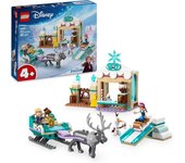 Lego 43256 Frozen Disney Aventura en Trineo de Anna incluye figuras de Figura de Reno Sven Kristoff y Olaf edad +4 años 25L43256