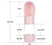 Portable Dog Water Bottle Food and Water Container For Dog Pets Feeder Bowl Outdoor Travel Drinking Bowls Water Dispenser