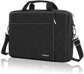 Funda para portátil para hombre y Mujer, tipo Mensajero, con Bandolera, compatible con MacBook Pro y Dell XPS Latitude, color Negro (40x30x7 cm)