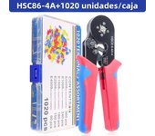 End-Sleeves Ferrule Crimping Tools HSC8 6-4A Self-Adjustable AWG23-7/0.25-10mm2 Square Ratcheting Wire Crimping Plier