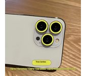 Noctilucent Camera Lens Protection For iPhone13 Pro Max Colorful Tempered Glass Lens Screen Protector For 15 Pro MAX 14pro