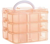 Transparent Jewelry Storage Box Large-Capacity Finishing Box Necklace Ring Stud Earrings Storage Box Jewelry Box Ornament Box