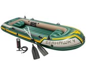 Barca Hinchable Seahawk 4 Deluxe 351x145x48 cm. Intex 68351 Kayaks y barcas