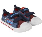 Zapatillas de Loneta Avengers Azules para Niño con Tira de Velcro