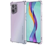 Ociodual Funda de TPU para Oppo Find X5, Carcasa Flexible con Esquinas Reforzadas Antigolpes, Protección en Cámaras, Silicona Transparente