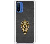 Funda original compatible con Xiaomi Redmi 9T/Pocophone M3 - Sporting escudo oro