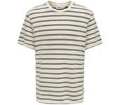 ONSIAN REG SS STRIPE STRUCT TEE Naval Academy