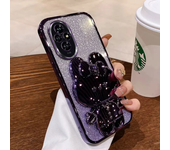 Rabbit Mirror Bracket Case for Honor 200 Pro 100 90 Lite 70 X9A X9B X8A X8B X7A X7B X6A Honor 200 Lite Seismic Protective Shell