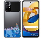 Funda Silicona Transparente para Xiaomi POCO M4 Pro 5G diseño Hipo Dibujos