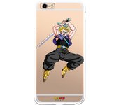 Funda original compatible con iPhone 6 Plus o 6S Plus con un diseño de Dragon Ball Z Future Trunks