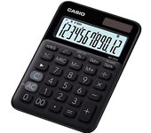 Casio MS-20UC-BK - Calculadora, 2.3 x 10.5 x 14.95 cm, color negro