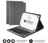 Funda con Teclado Subblim Keytab Pro Bluetooth para Tablets de 10.1'-10.8'/ Gris