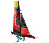 962PCS Technical Emirates Team New Zealand AC75 Racing Yacht Building Blocks Set Classic Sailing Toys Birthday Gift for Kid
