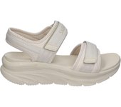 SKECHERS | Sandalias Skechers D'Lux Walker Adored Days para Mujer – Sandalias en Color Beige – Sandalia con Velcro – Con Plataforma Cómoda – Casual – Arch Fit – Vegan – Relaxed Fit – Apto para Lavadora – Modelo 119823-NAT