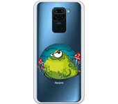 Funda compatible con Xiaomi Redmi Note 9 - Monstruo verde