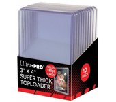 Fundas Toploader - 3" x 4" Super Thick 180PT (10 unidades)  One Piece TCG - Pokémon TCG - Magic - Dragon Ball TCG