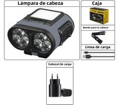 Multifunctional LED Headlamp Cap Clip Light USB Rechargeable Head Flashlight Built-in Battery Headlight Outdoor Camping Torch