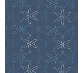 Papel Pintado Floral Azul