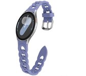 Correa de silicona para Samsung Galaxy Watch 7 / 6 / 5 / 4 / Amazfit GTS 4 / Garmin Vivoactive 5, Diseño Cadena Ancho 20mm