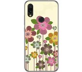 Tumundosmartphone Funda Gel Tpu para Xiaomi Redmi 7 diseño Primavera En Flor Dibujos
