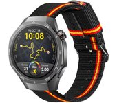 Correa de nylon para Huawei Watch GT 5 - 46mm / GT 5 - 46mm / GT 4 - 46mm / Amazfit GTR 4 / Bip 5 / Garmin Vivoactive 4, Colores Bandera de España Ancho 22mm