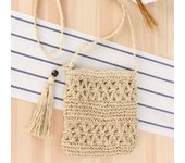 Casual Beach Straw Bag Women Messenger Bags Tassel Woven Shoulder Crossbody Bag For Women Bolsa Feminina