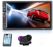 Car Radio 2 din 7" HD Autoradio MP5 Bluetooth HD Touch Screen Stereo 12V FM ISO Power Aux Input SD USB With / Without Camera