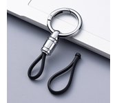 Car Key Chain Pendant Metal Simple Key Chain Men's Waist Hanging Buckle Ring Pendant High-end Business Anti-lost Key Chain