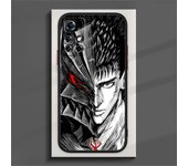 Cool Anime Berserk Phone Case For Redmi Note 13 12 11 10 9 8 Pro Plus S T 5G 4G Matte Frosted Translucent Cover