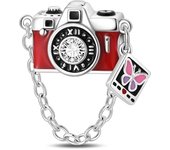 925 Silver Red Apple Green Spirit Snake Pendants Pink Robot Camera Charms Beads Fit Qikaola 925 Original Bracelets DIY Jewelry