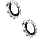 Protector Cristal Lentes Diamante Aluminio - iPhone 13 Mini 5.4" / 13 6.1"(2Pcs)