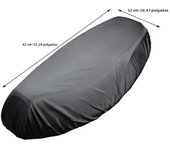 Motorcycle Seat Cover Waterproof Seat Cover Universal Flexible Saddle-Cover Black Sun-Protection Heat Insulation Cushion Covers