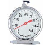 Termómetro de horno de acero inoxidable, termómetro de cocina de 400 grados para colgar o colocar en el horno