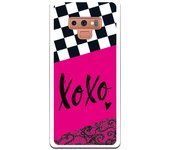 Funda compatible con Samsung Galaxy Note 9 - Diseño Xoxo fondo rosa