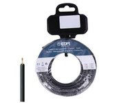 EDM Carrete Flexible 1,5mm Negro Libre de halógenos 15m - EDM - 28411 Cablecillo Material Eléctrico Cable Eléctrico