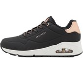 Zapatillas Skechers Uno - Shimmer Away Mujer Negro