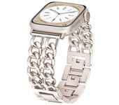 Luxury Elegant Women Bracelet Stainless Steel Strap For iWatch Ultra Series 8 7 6 5 4 3 Band 49mm 41mm 45mm